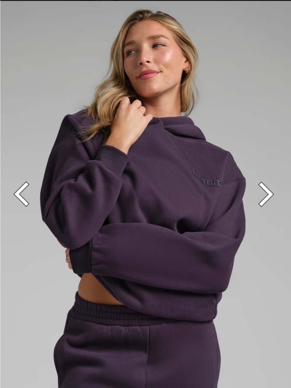 Women's Cozy Plum Fleece Joggers